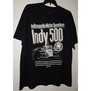 Indianapolis Motor Speedway Indy 500 BLACK Tee Shirt Men’s 2XL XXL NWT